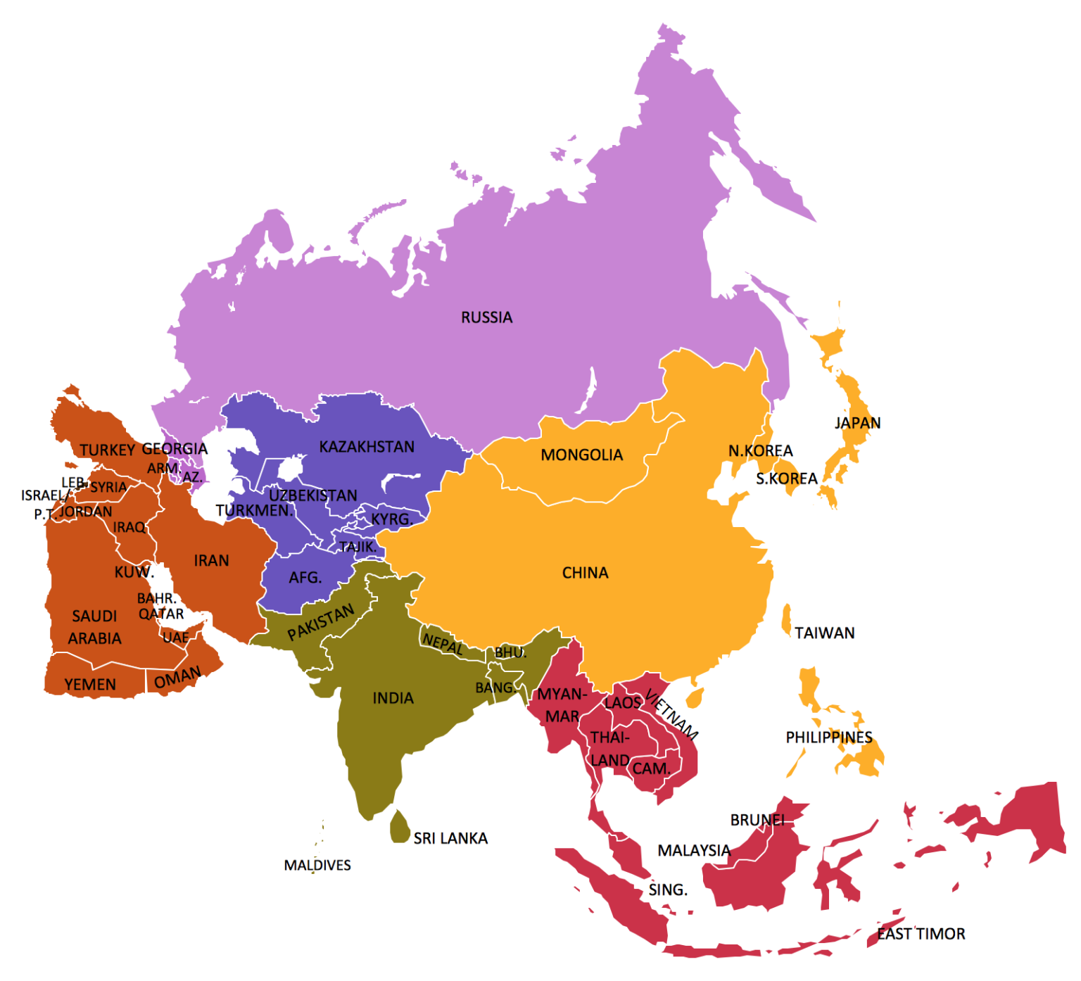 Geo Map Of Asia 1536x1394 
